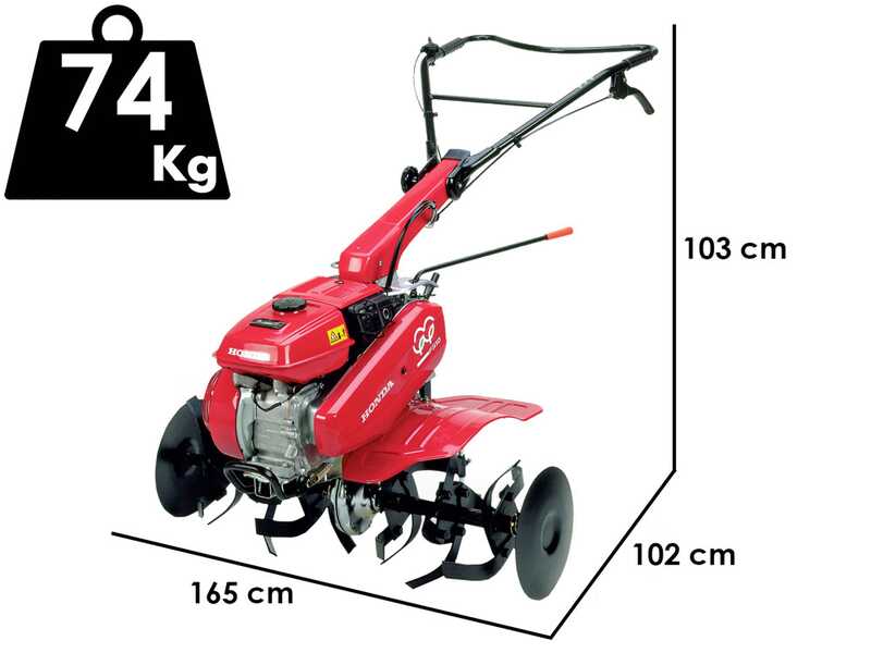 Honda F 510 - Motozappa a benzina 5.5 HP - Honda GX160