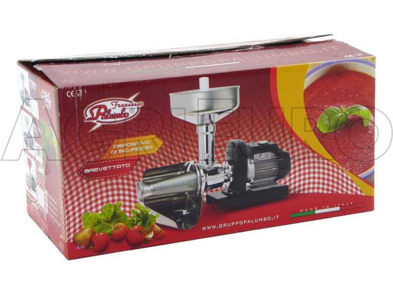 OUTLET - PICCOLI DIFETTI ESTETICI - Palumbo Pavi SM 5 INOX - Passapomodoro con motore elettrico 600W 220V