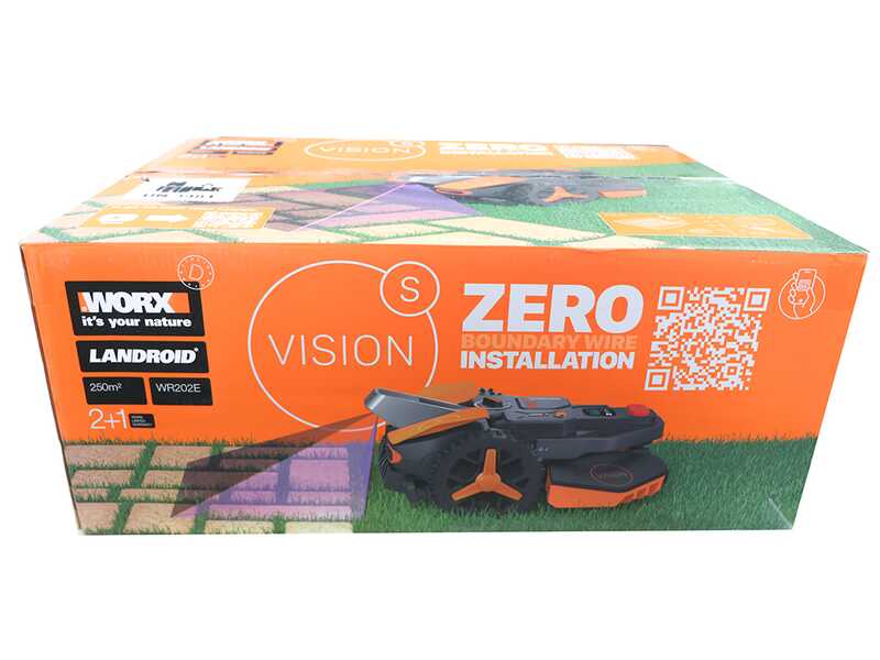 Worx Landroid Vision S250 WR202E - Robot Tagliaerba - Senza impianto