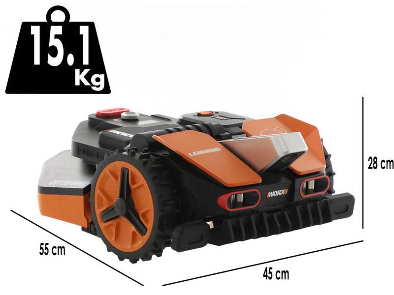 Worx Landroid Vision L1600 WR216E - Robot Tagliaerba - Senza impianto