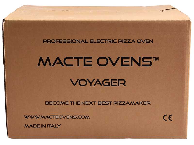 Macte Ovens Voyager TWIN ADVANCED Nero - Forno elettrico per pizza - 2975 W