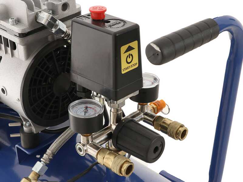 OUTLET - PICCOLI DIFETTI ESTETICI - Goodyear GY2510OF - Compressore aria elettrico - Serbatoio 24 litri - Pressione 8 Bar