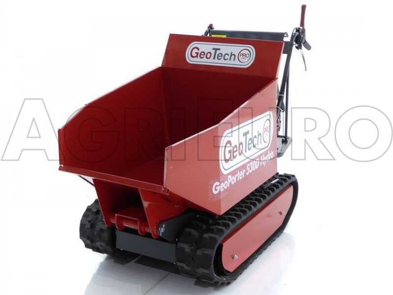 GeoTech Pro GeoPorter 530D Hydro - Minitransporter con cassone dumper idraulico 500Kg