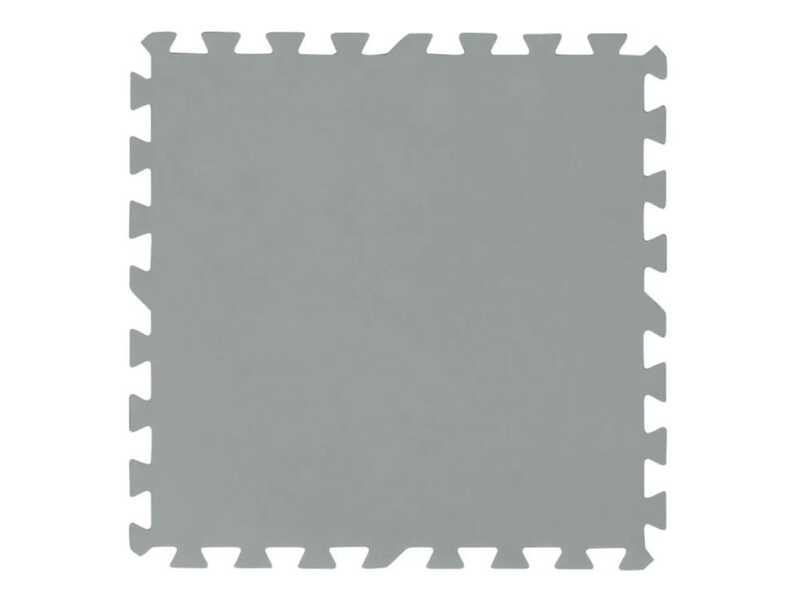 Tappetino base grigio per piscina 50x50 Bestway 58639 - 9 pz
