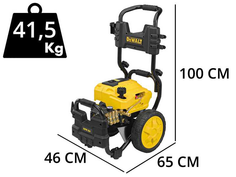DeWalt DXPW 004E - Idropulitrice monofase professionale - 150 bar - 600 l/h