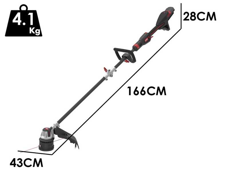 TORO 51895T - Decespugliatore a batteria - 60V - 2.5Ah