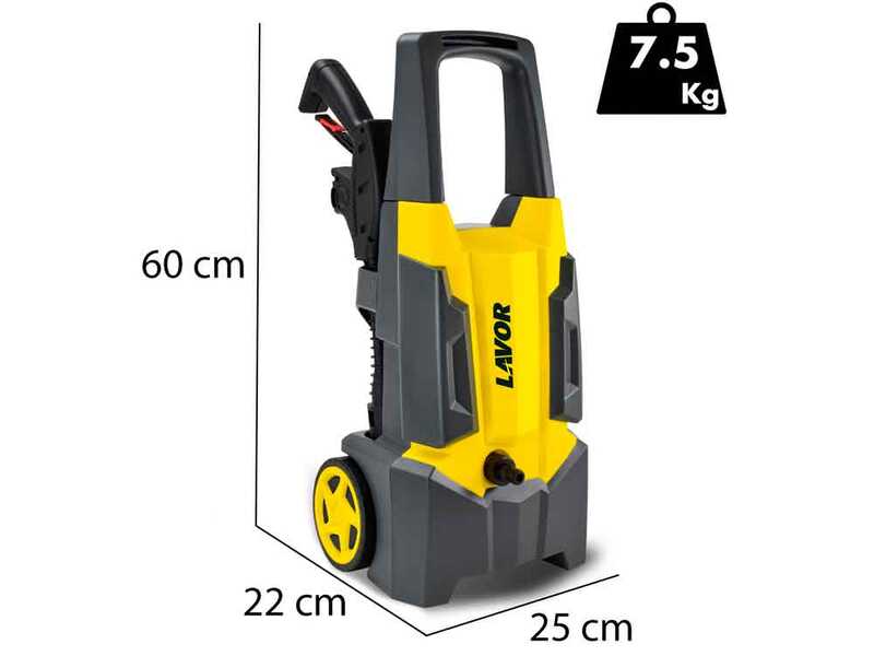 Lavor Dive Plus 120 - Idropulitrice ad acqua fredda + Lavapavimenti e Idrospazzola - Max 120 bar - 360 l/h