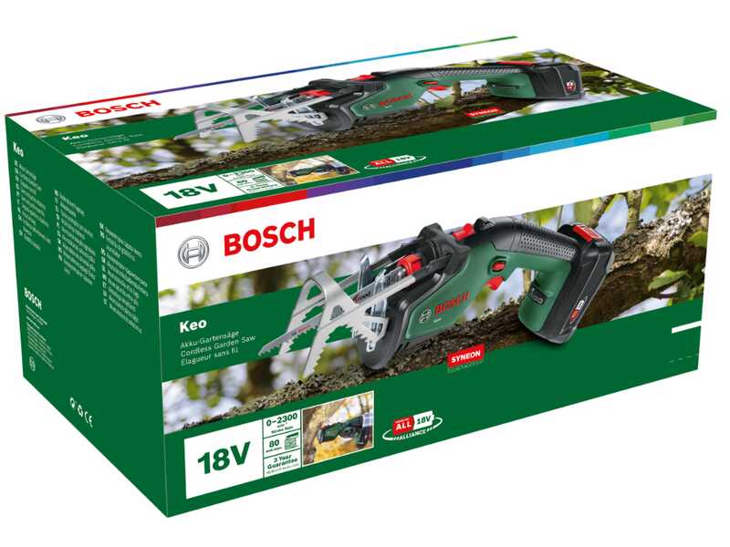 Bosch KEO - Seghetto a gattuccio a batteria - SENZA BATTERIA E CARICABATTERIA