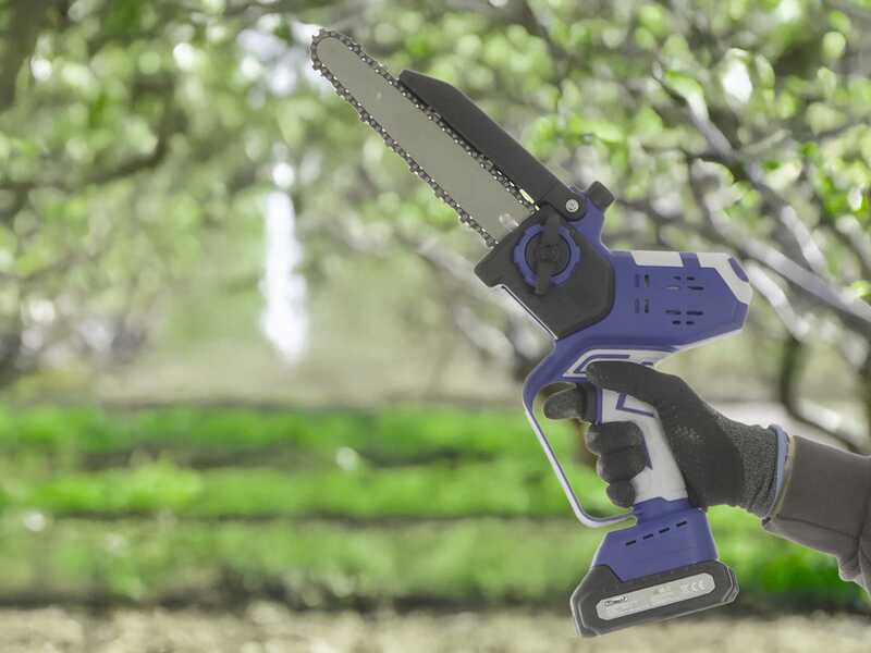 BullMach AION 20 - Potatore manuale elettrico a batteria + Asta telescopica 130-200 cm - 2x21V 2Ah