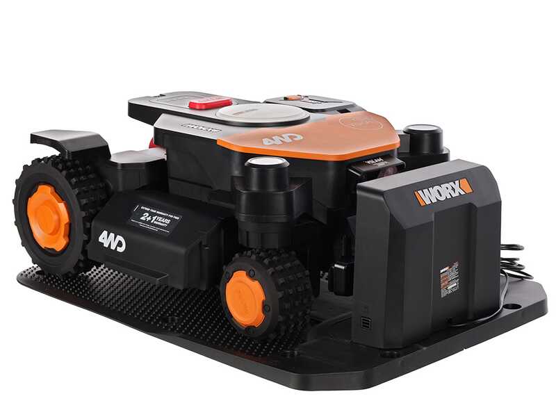 Worx Landroid Vision Cloud WR342E - Robot Tagliaerba 4WD - Senza impianto - Cut-to-Zero incluso