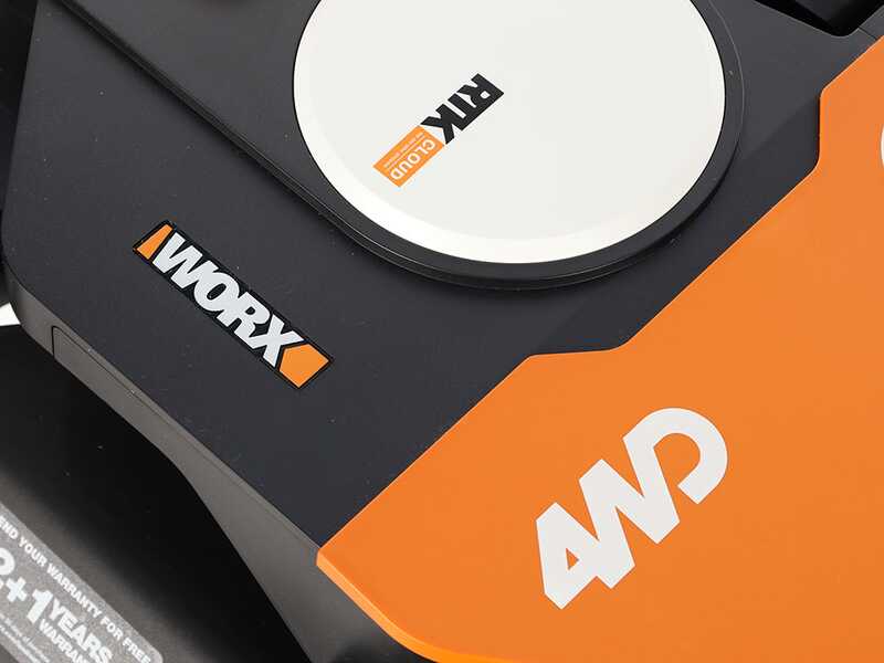 Worx Landroid Vision Cloud WR344E - Robot Tagliaerba 4WD - Senza impianto - Garage incluso