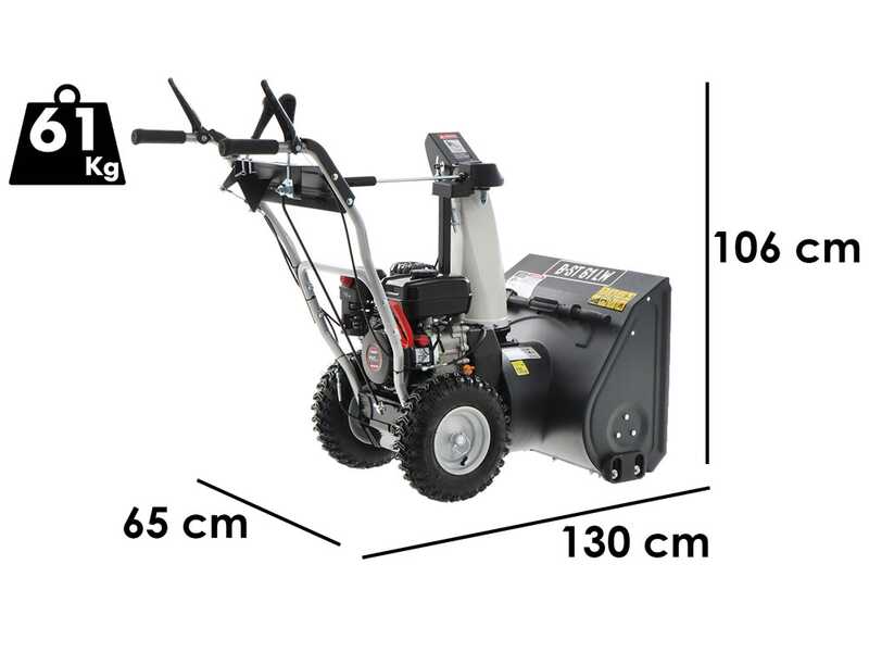 OUTLET - UTILIZZATO PER PROVA - BlackStone B-ST 61 LW - Spazzaneve a scoppio - Loncin H200