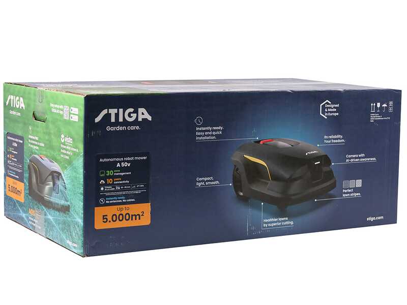 Stiga Vista A 50v - Robot rasaerba - Senza impianto - con batteria E-Power da 10 Ah