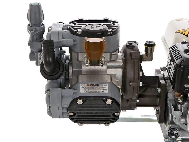 OUTLET - UTILIZZATO PER PROVA - Comet MTP P40/20 SC 4T - Motopompa irrorazione a scoppio - motore Honda GX120 - versione per acidi e prodotti chimici