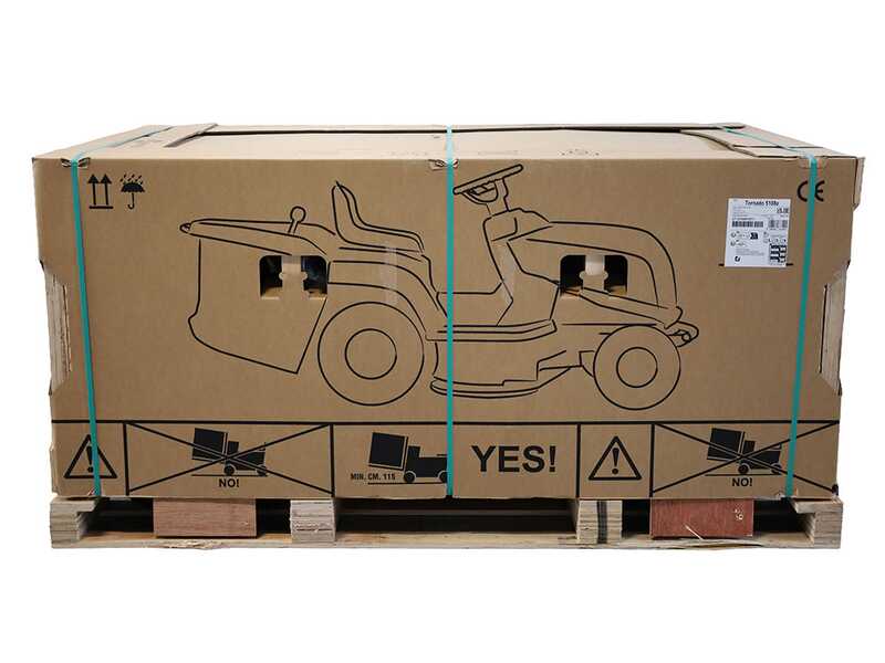 Stiga Estate 384e - Kit Trattorino tagliaerba con 2 moduli batteria ePower Pro da 56V/40Ah - Cesto di raccolta e mulching