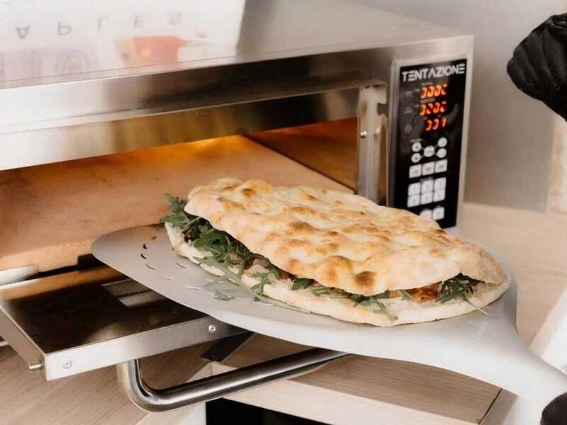 Pizza party Tentazione MAX GT4 - Forno elettrico per pizza - Piano cottura in biscotto 3 cm - 3000 W
