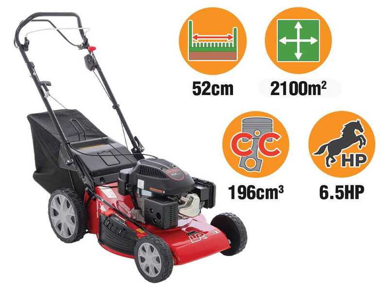 Marina Systems LR 54 SL -  Tagliaerba trazionato 4in1 - Motore Loncin 196cc