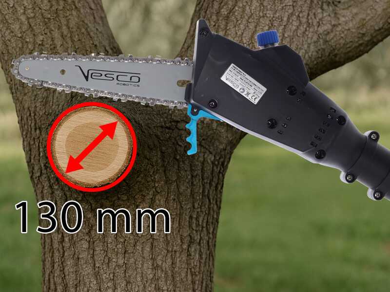 Vesco X180AT - Potatore a batteria su asta telescopica - 180-270 cm - 36V - SENZA BATTERIE E CARICABATTERIE