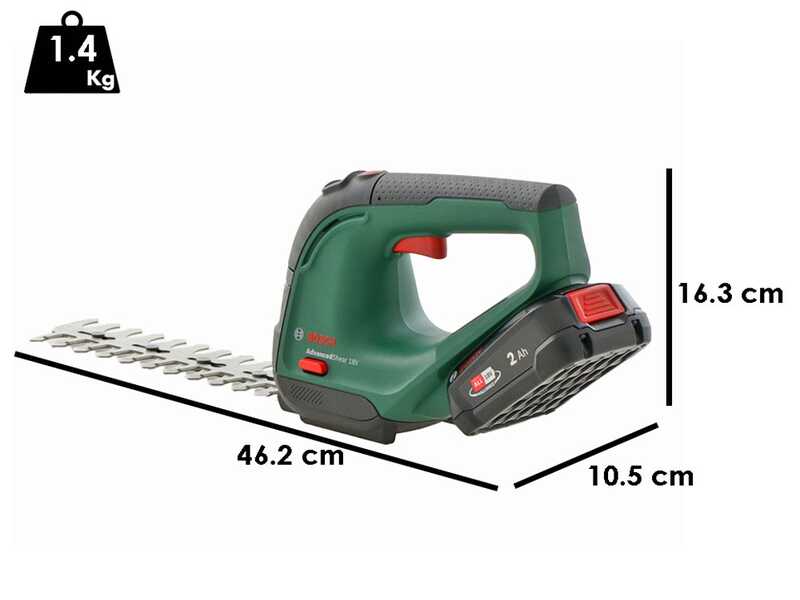 Bosch AdvancedShear18V - Forbice tagliaerba a batteria - Tagliasiepi - 18V 2.5Ah