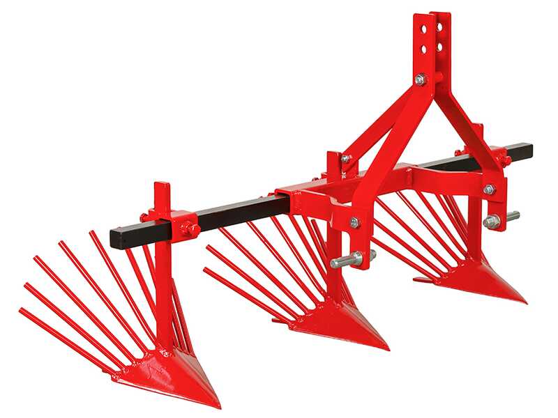 AS-T3 - Assolcatore registrabile a 3 ancore - Telaio da 150 cm - Per trattori con attacco a tre punti
