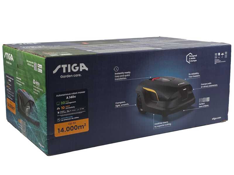 Stiga Vista A 140v - Robot rasaerba - Senza impianto - con batteria E-Power da 14 Ah