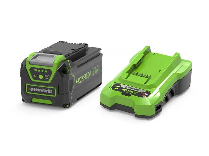Greenworks MO40L411-01 - Tagliaerba a batteria - 40V/4Ah - Taglio 36 cm