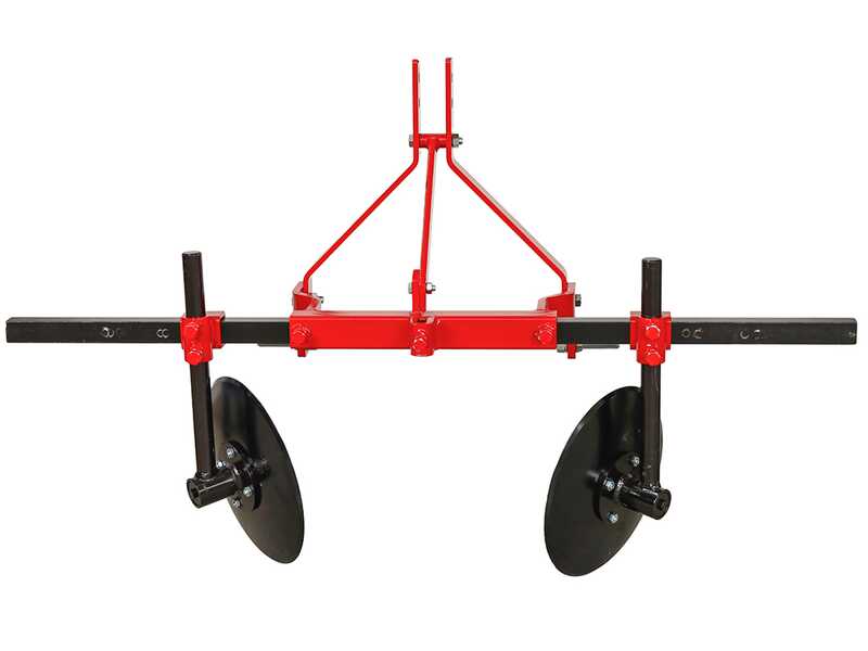 RC-T2 - Rincalzatore registrabile - 2 elementi - Serie leggera - Telaio da 150 cm - Per trattori con attacco a tre punti