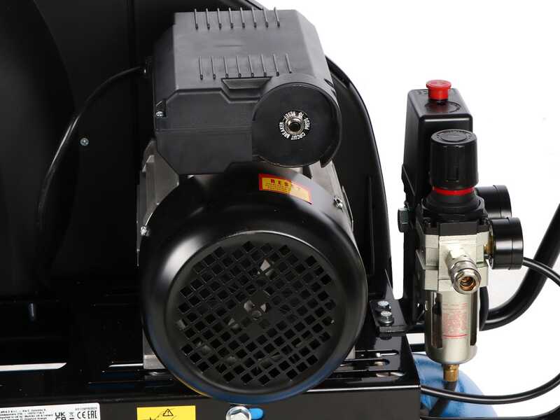 OUTLET - PICCOLI DIFETTI ESTETICI - ABAC EXP A49B 90 CM3 - Compressore aria elettrico monofase a cinghia - Motore 3 HP &ndash; 90 lt