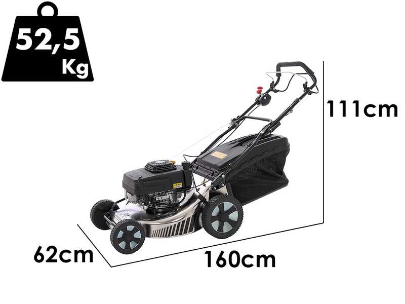 Marina Systems MX 57 SK 3V - Tagliaerba a scoppio trazionato - Motore Kawasaki FJ180V