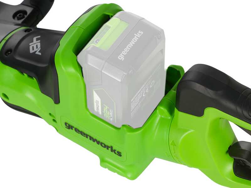 Greenworks HT48DL00-01 - Tagliasiepi a batteria - Lama da 66 cm - SENZA BATTERIE E CARICABATTERIE