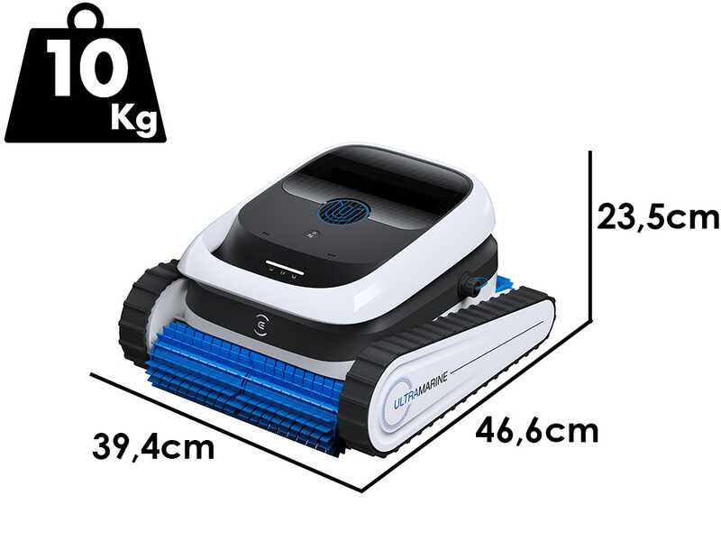 Ecovacs ULTRAMARINE P1 - Robot per piscina a batteria - Gestione tramite App