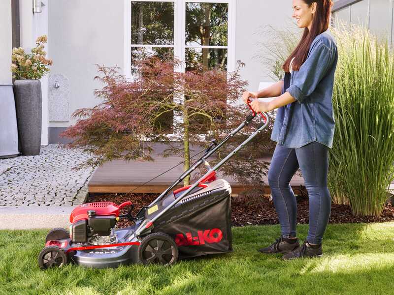Al-Ko Easy 4.66 P-D - Tagliaerba a scoppio - 4 in 1 - Motore AL-KO Tech 5000 da 131cc