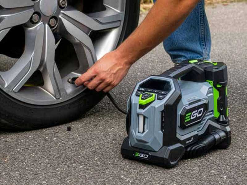 EGO IF 1600 E - Compressore a batteria portatile - 56V - SENZA BATTERIE E CARICABATTERIE