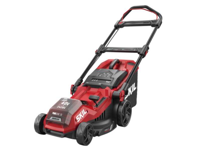 SKIL 0135 BA - Tagliaerba a batteria 2x20V/4Ah + in omaggio batteria 20V 4Ah - Taglio 38 cm