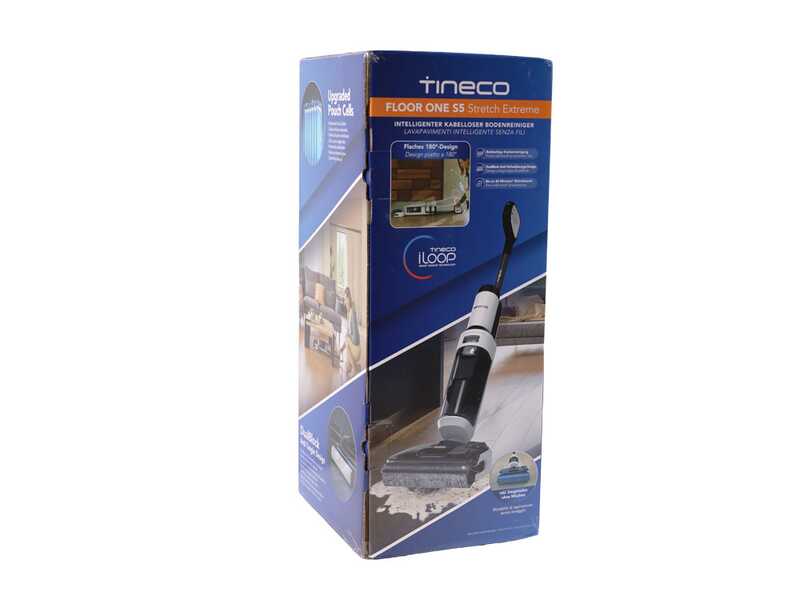 Tineco Floor One S5 Stretch Extreme - Lavapavimenti a batteria smart - 3 in 1: lava, asciuga e aspira