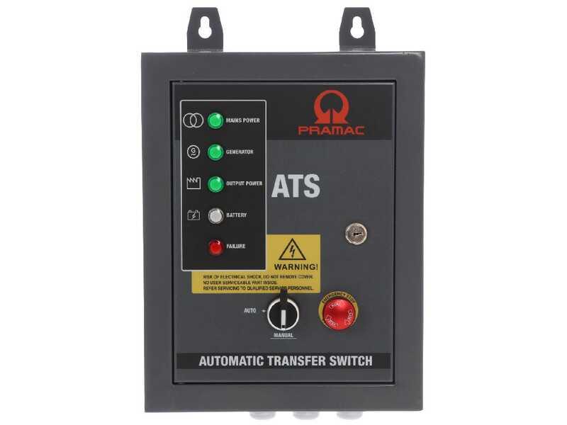 Pramac PMi 4500 - Generatore di corrente - 4.2 kW - Continua 3,8 kW Monofase - Quadro ATS incluso