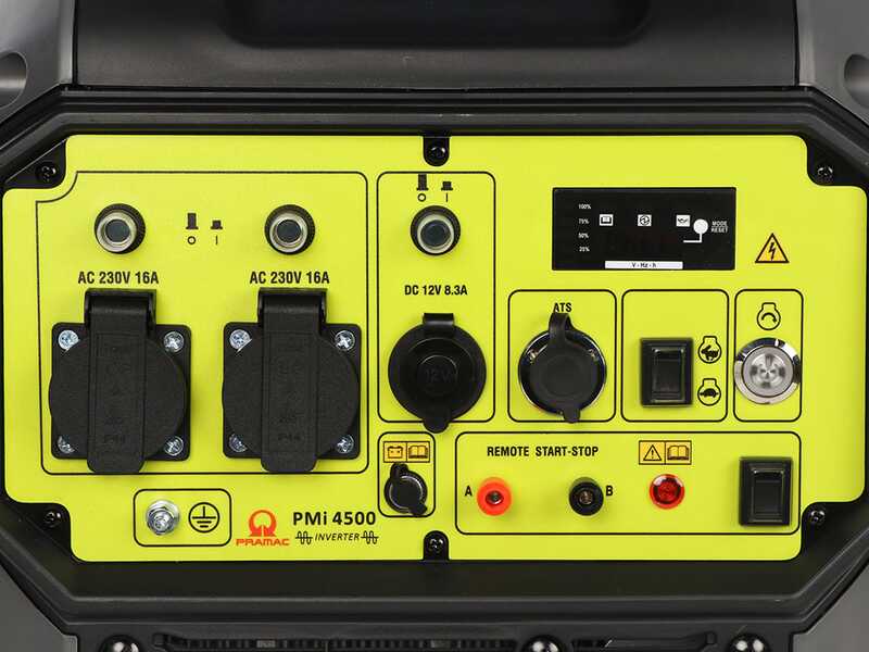 Pramac PMi 4500 - Generatore di corrente - 4.2 kW - Continua 3,8 kW Monofase - Quadro ATS incluso