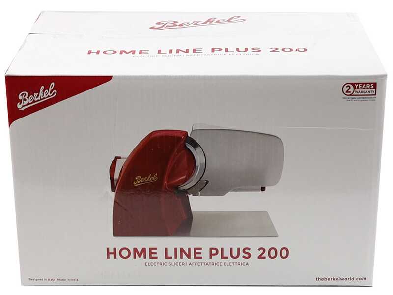 OUTLET - DIFETTI ESTETICI - Berkel Home Line Plus 250 Rossa - Affettatrice con lama 250 mm