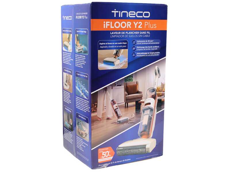 Tineco iFloor Y2 Plus - Lavapavimenti a batteria 3 in 1: lava, asciuga e aspira