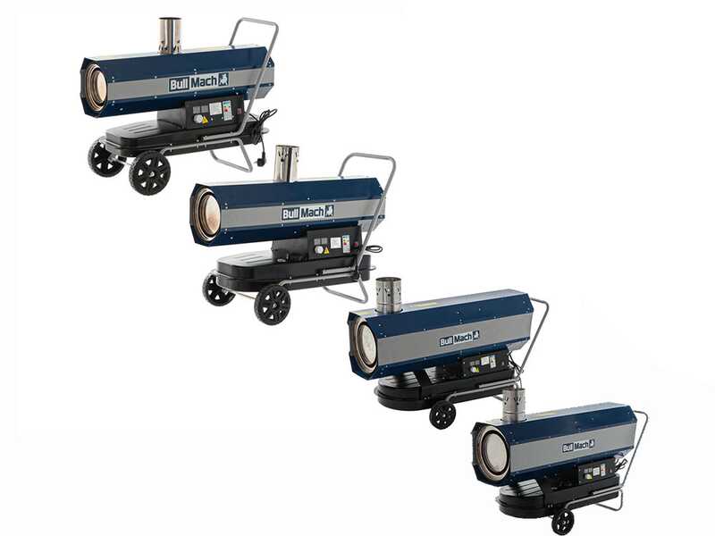 OUTLET - PICCOLI DIFETTI ESTETICI - BullMach BM-IDH 20KW - Generatore aria calda diesel - A combustione indiretta