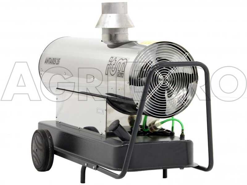 OUTLET - PICCOLI DIFETTI ESTETICI - ITM ANTARES 25 INOX - Generatore di aria calda a gasolio indiretto - 25 kw