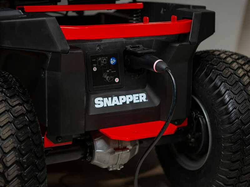 Snapper ERX96 - Trattorino taglierba a batteria 72V/28Ah - scarico laterale e mulching