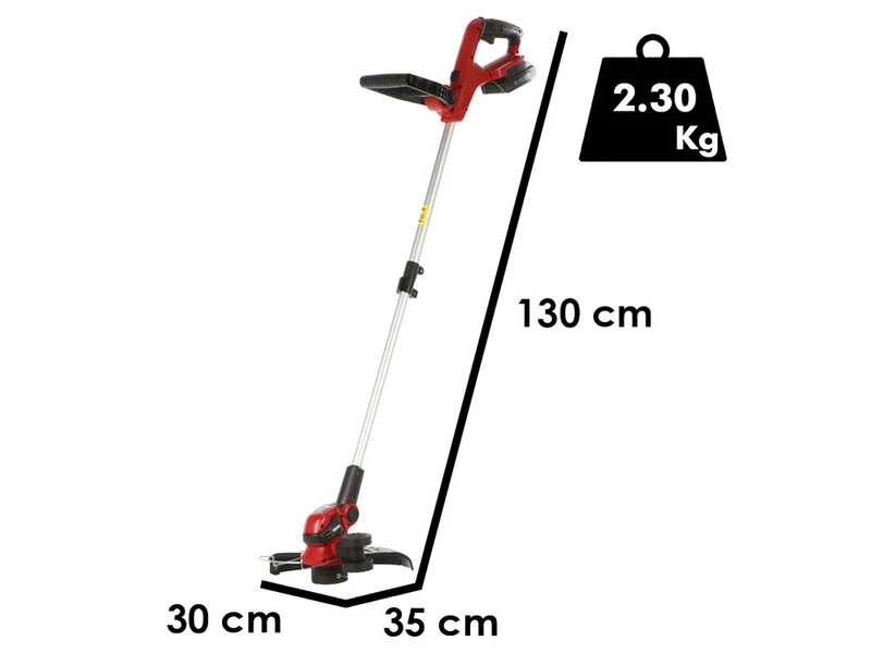 GeoTech X-Line GC-20V - Tagliabordi a batteria - 20V 2Ah