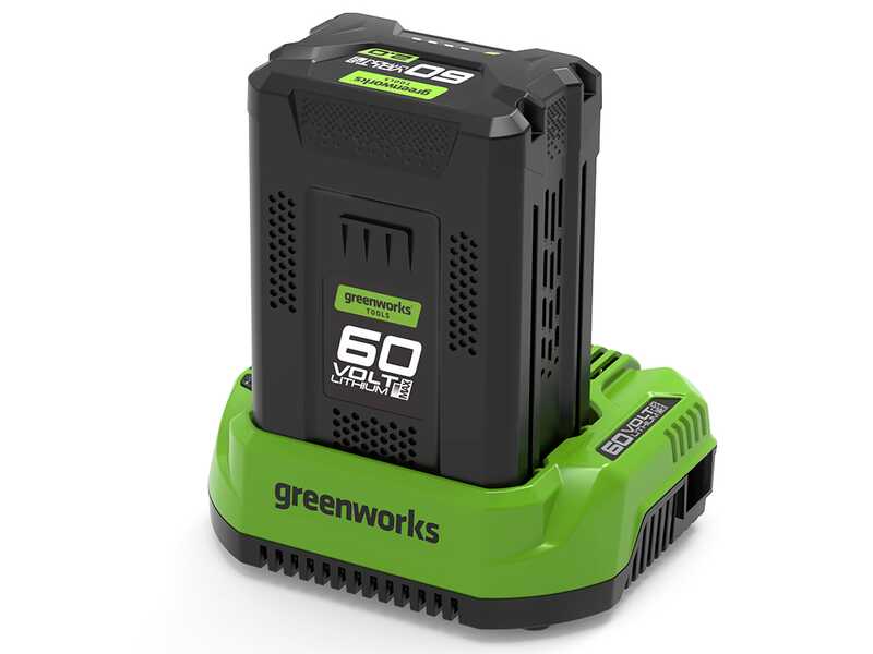 GreenWorks GD60CS40 - Elettrosega a batteria 60V 2Ah - Lama da 41cm