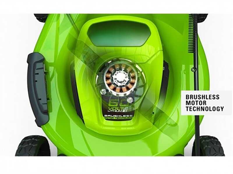 Greenworks GD60LM46SP - Tagliaerba semovente a batteria 60V 2Ah - Taglio 46cm