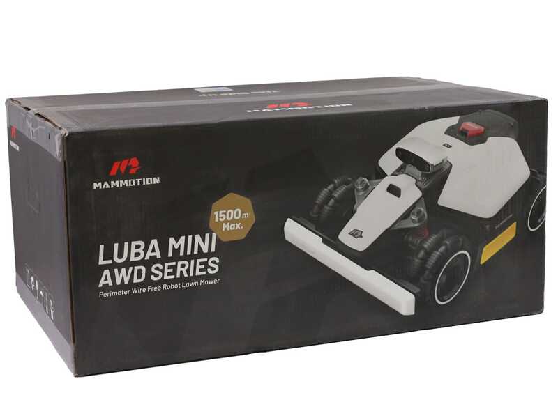 Mammotion LUBA mini AWD LiDAR 1500 - Robot tagliaerba - Senza impianto