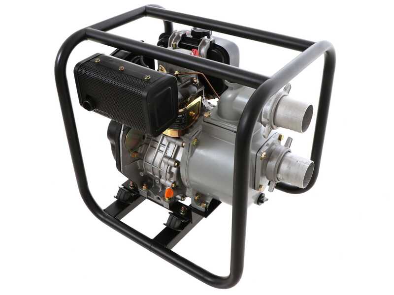 OUTLET - PICCOLI DIFETTI ESTETICI - BlackStone BD 8000 - Motopompa diesel autoadescante - Raccordi 80 mm