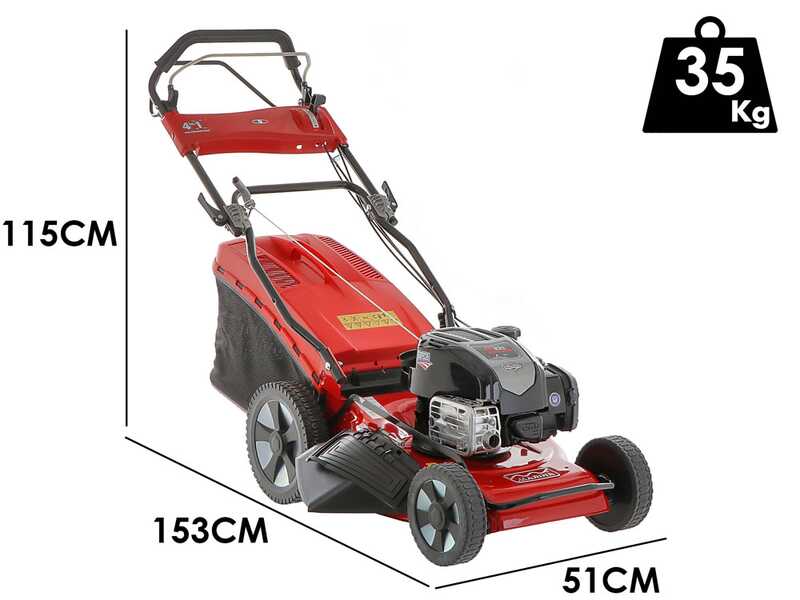 OUTLET - PICCOLI DIFETTI ESTETICI - Marina Systems AGRI 46 SB BS675E - Tagliaerba a scoppio trazionato - 4IN1 - Briggs &amp; Stratton 675 EXI