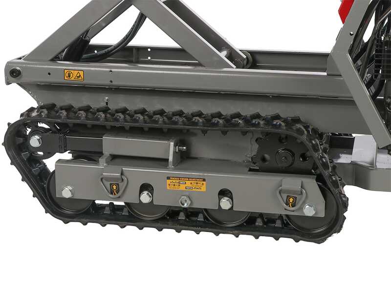 GeoTech Pro GeoPorter 580 DHSL Hydro - Motocarriola cassone alzabile a pantografo - Cambio idrostatico