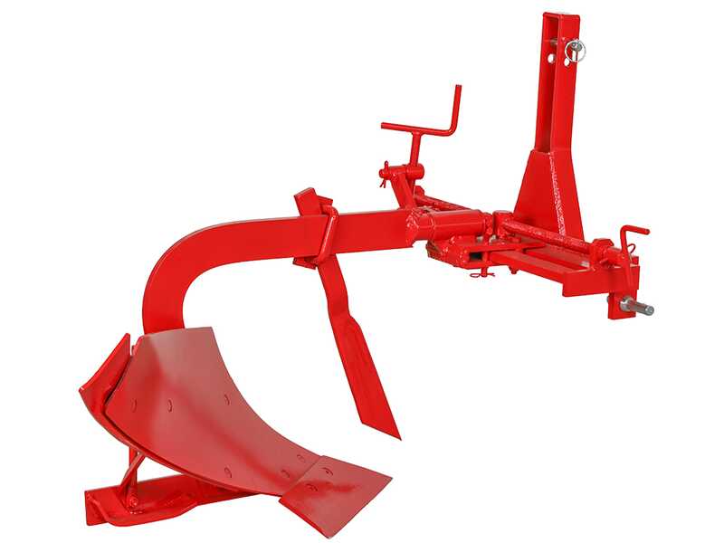MD-01C - Aratro monovomere  - Spostamento manuale a vite - Per trattori con attacco a tre punti